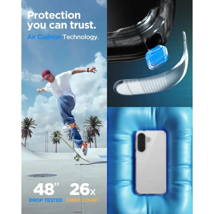 SPIGEN ULTRA HYBRID GALAXY A57 5G CRYSTAL CLEAR