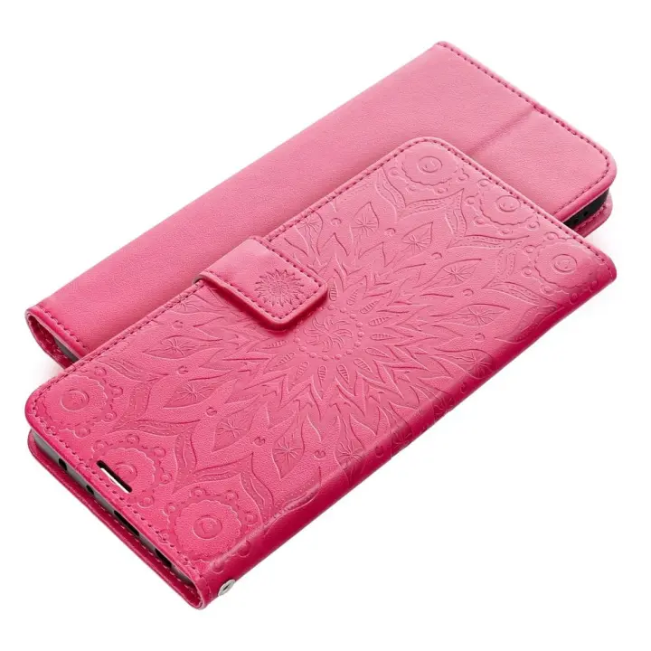 Etui z klapką na Samsung A57 5G Mezzo Book mandala magenta