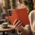 Etui z klapką na Samsung A57 Mezzo Book koty brązowy